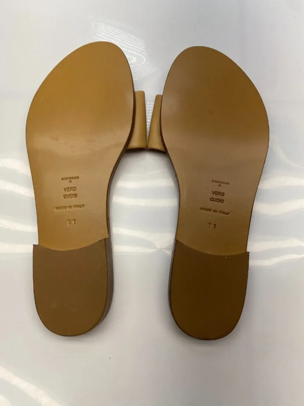 Everlane Womens Leather Tan Sandal Sz 11